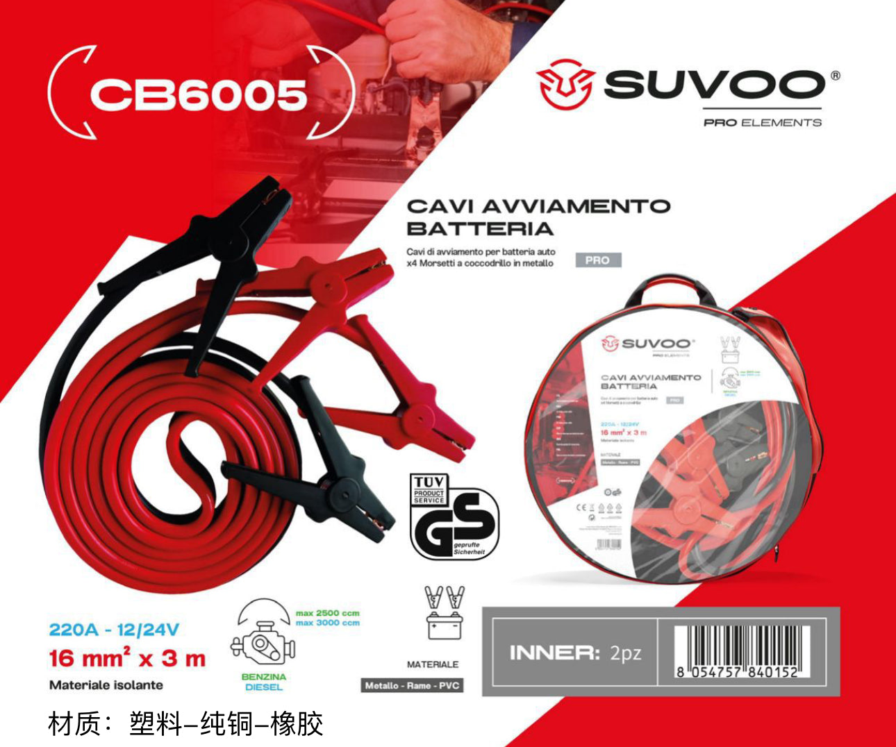 Cavi batteria