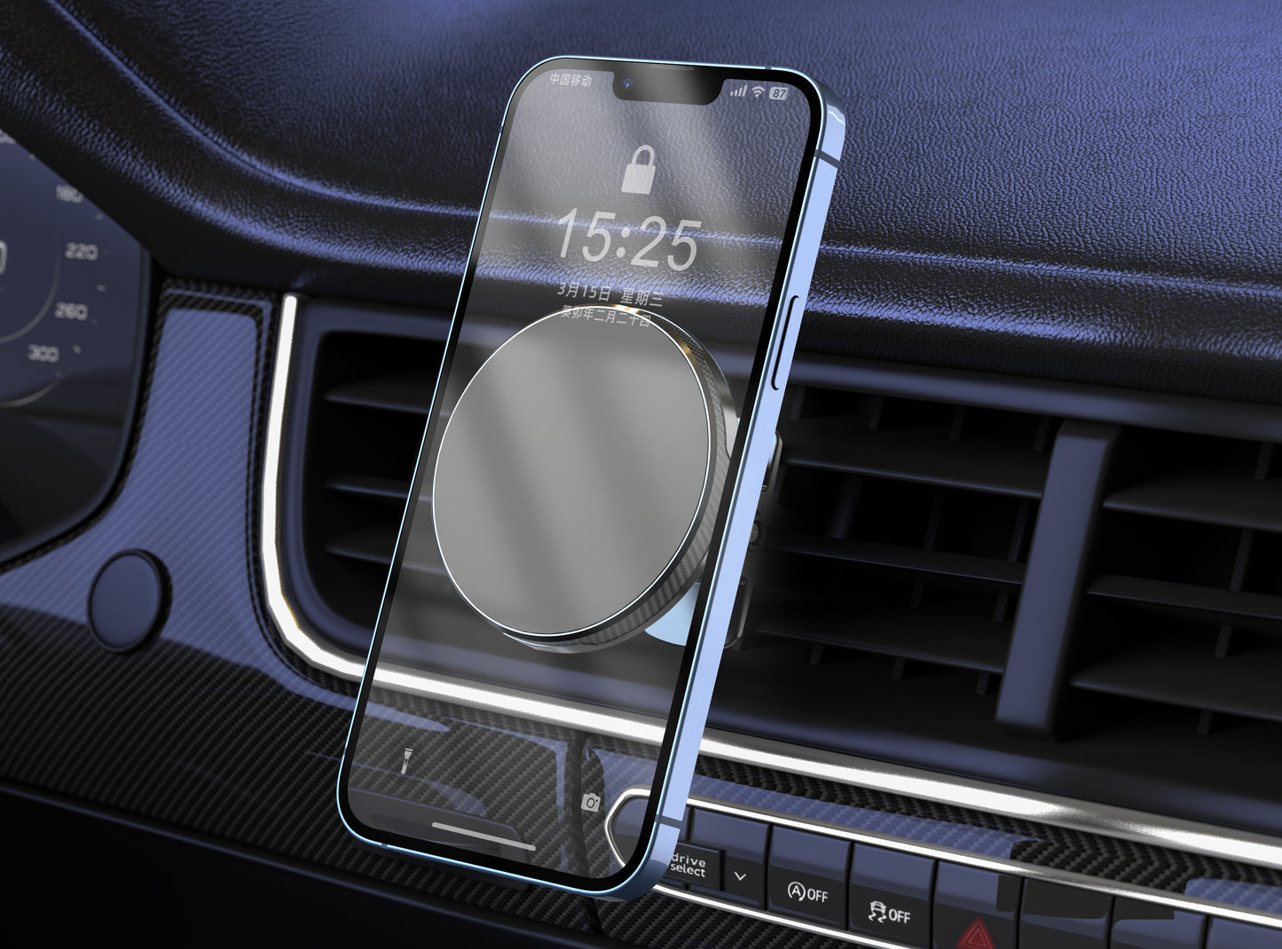 Supporto Magnetico per Cellulare da Auto - ZJ812