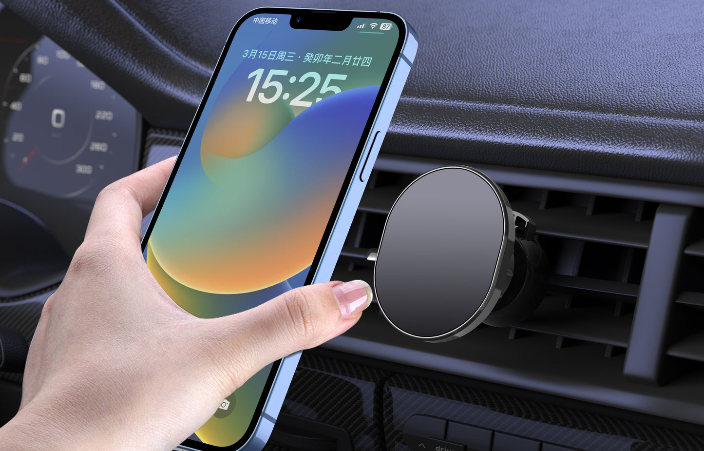 Supporto Magnetico per Cellulare da Auto - ZJ813
