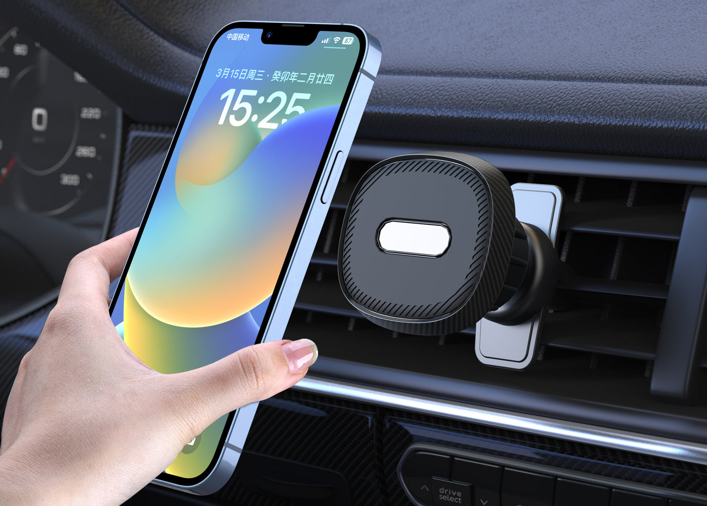 Supporto Magnetico per Cellulare da Auto - ZJ814