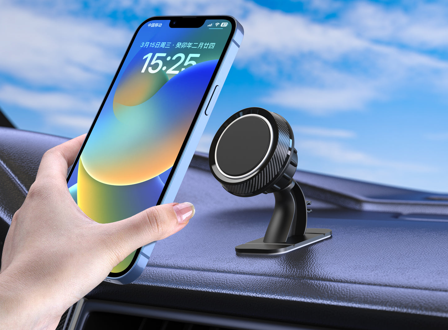 Supporto Magnetico per Cellulare da Auto - ZJ816