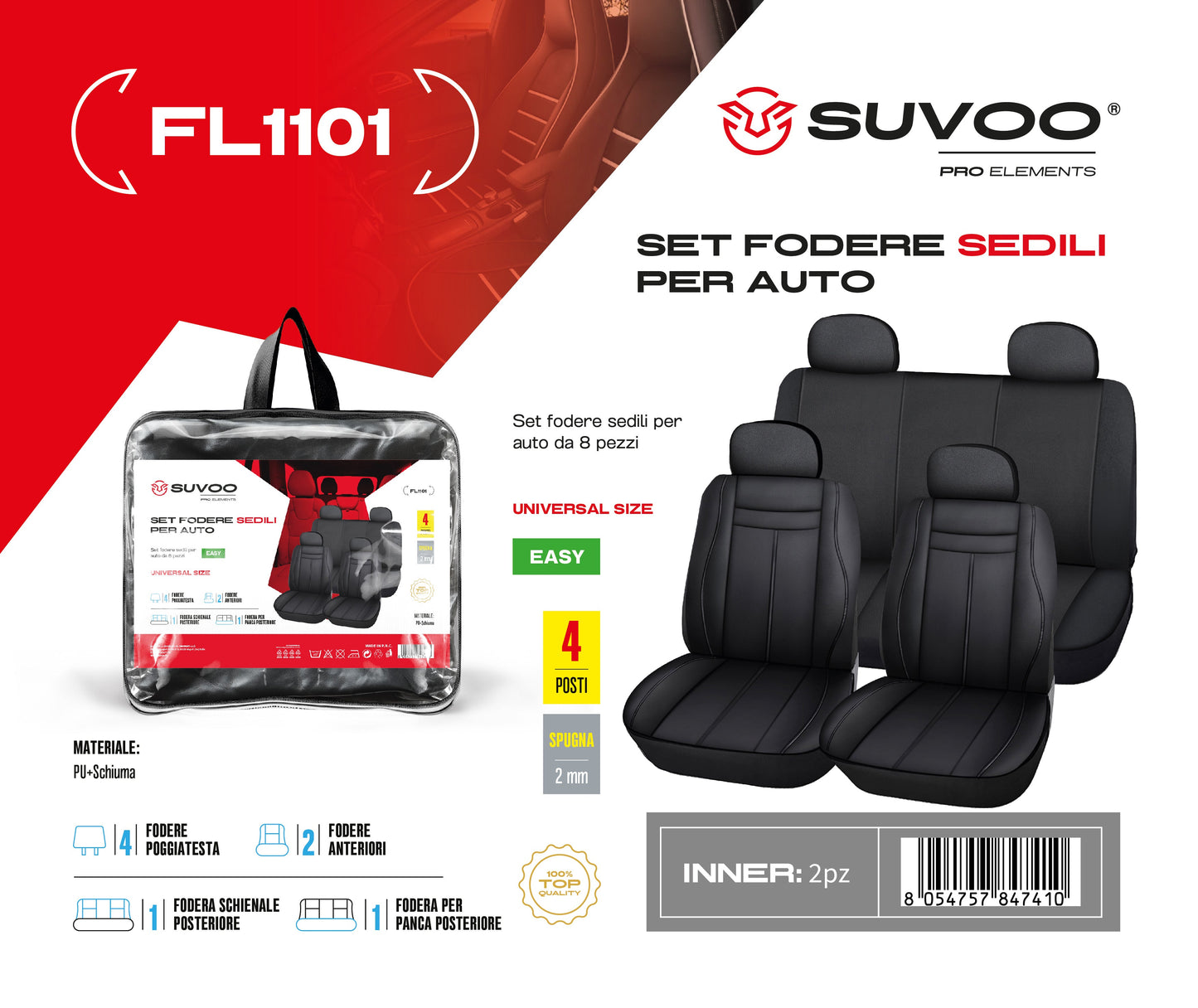 Fodere sedili per auto
