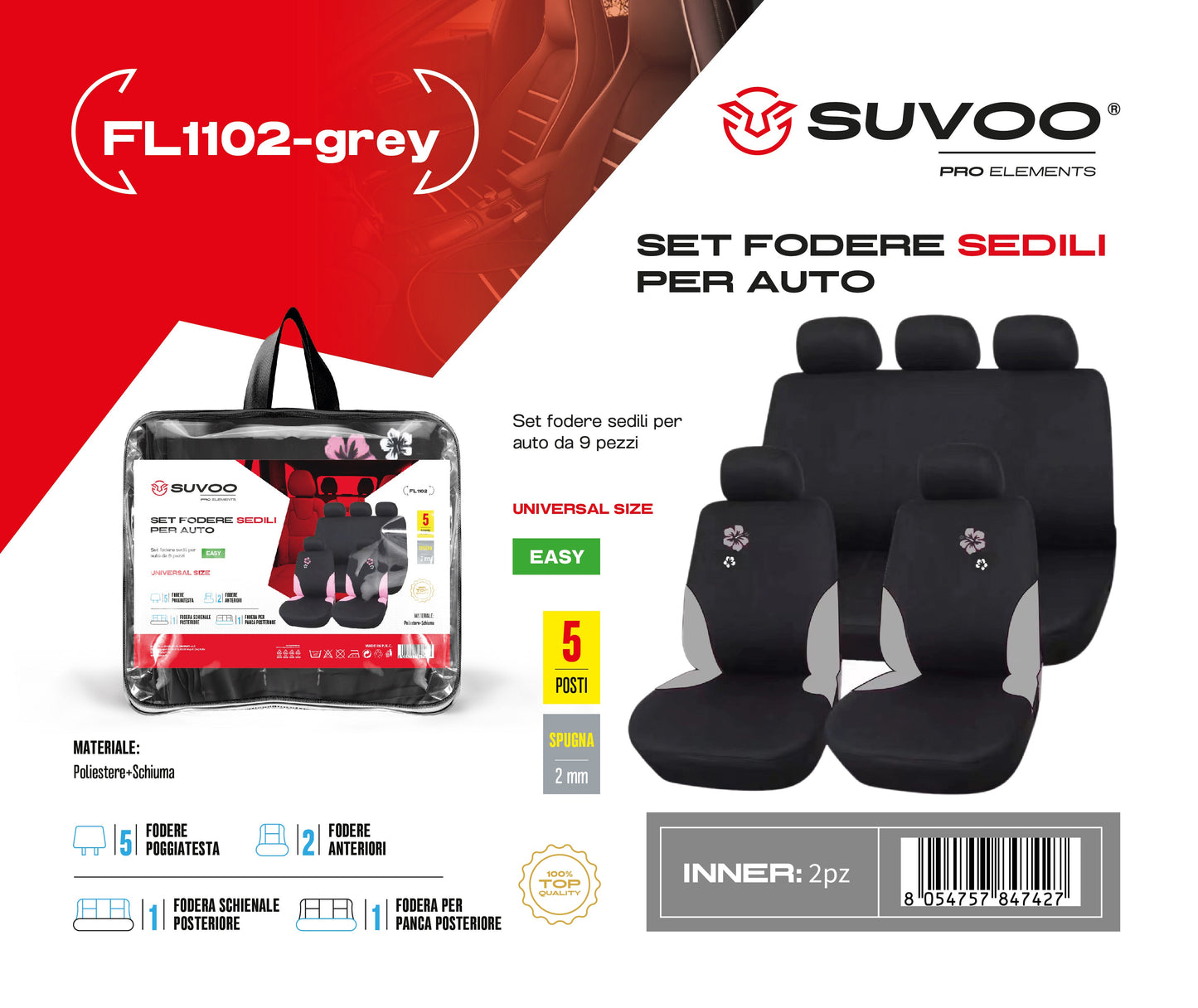 Fodere sedili per auto