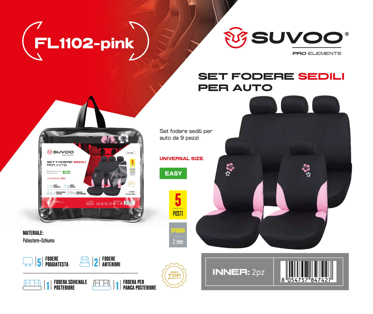 Fodere sedili per auto
