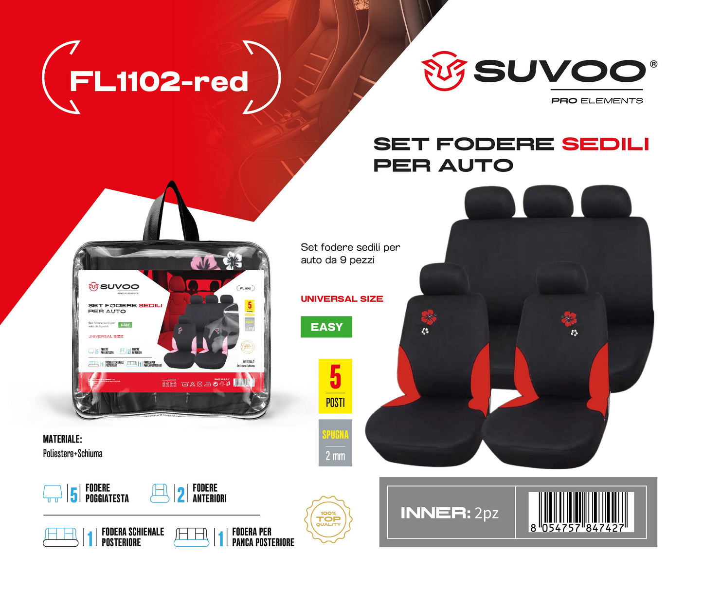 Fodere sedili per auto