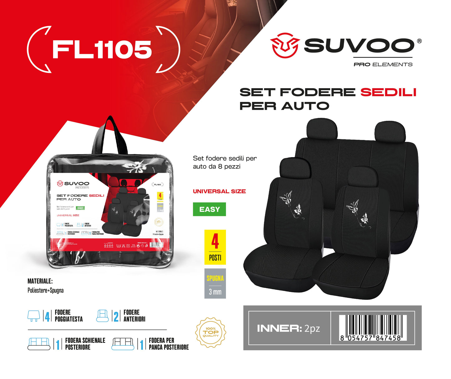 Fodere sedili per auto