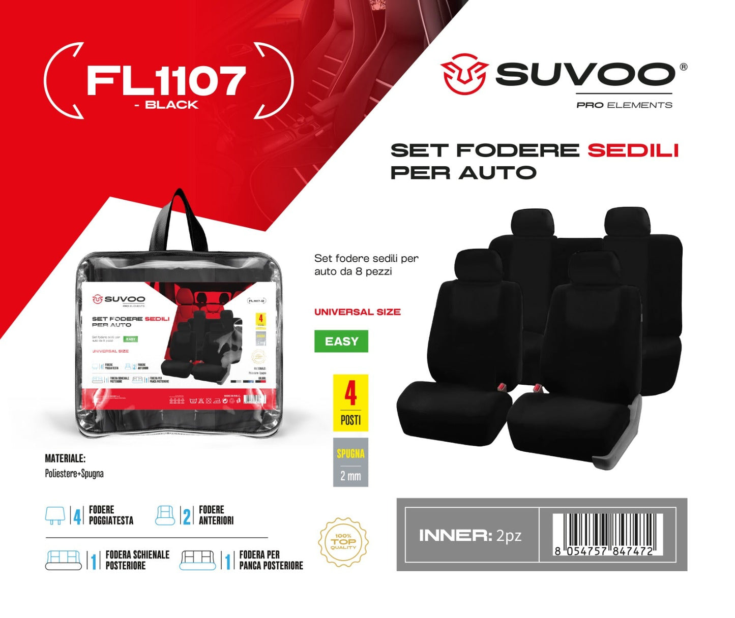 Fodere sedili per auto