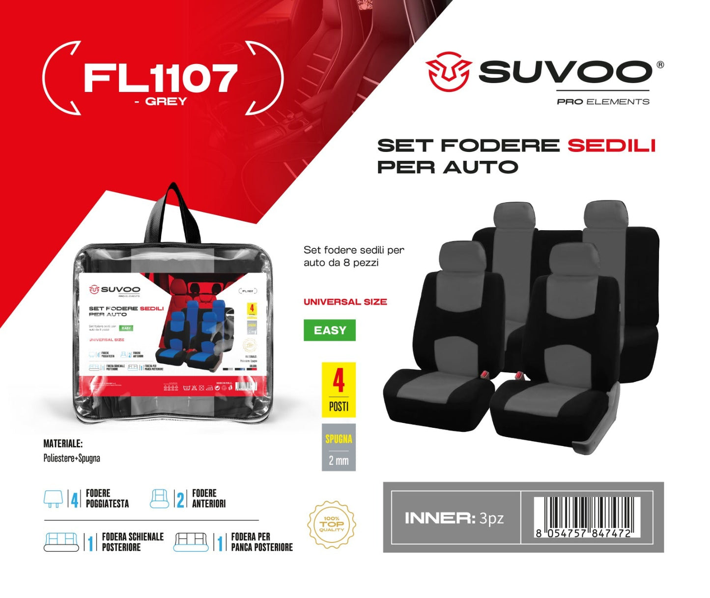 Fodere sedili per auto