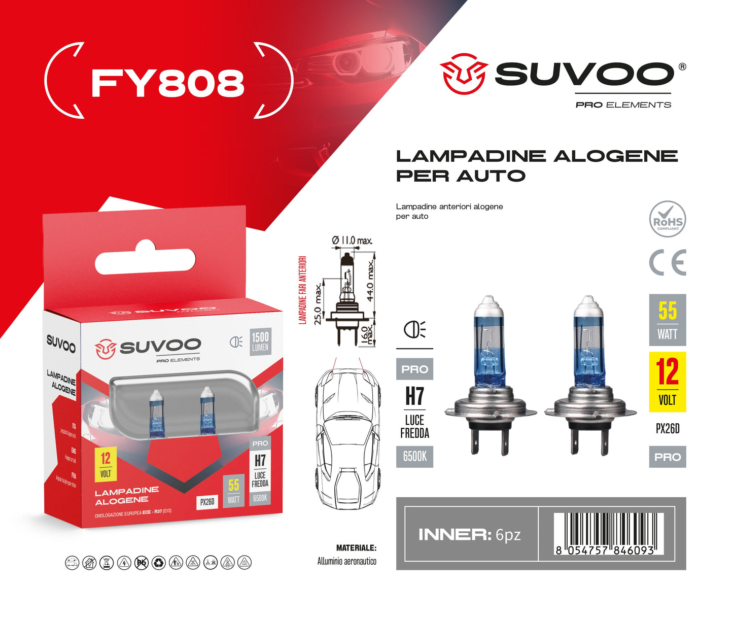 Lampadine alogene per auto FY808