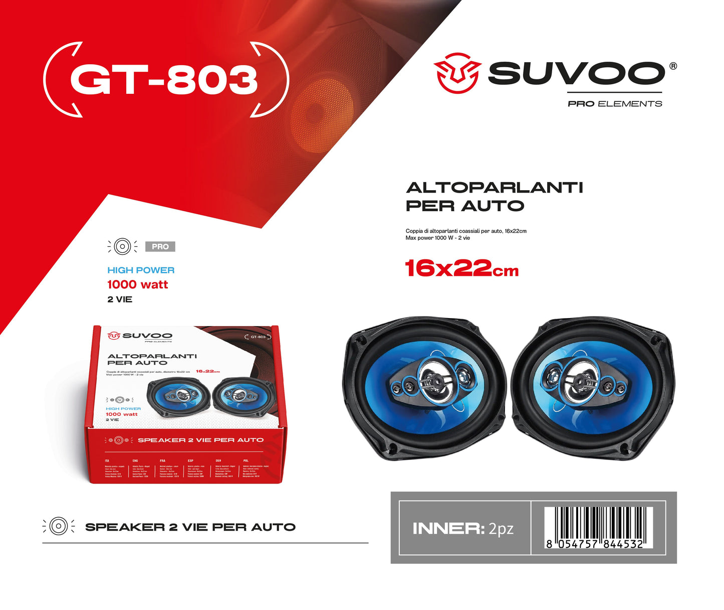 Altoparlante per Auto GT803