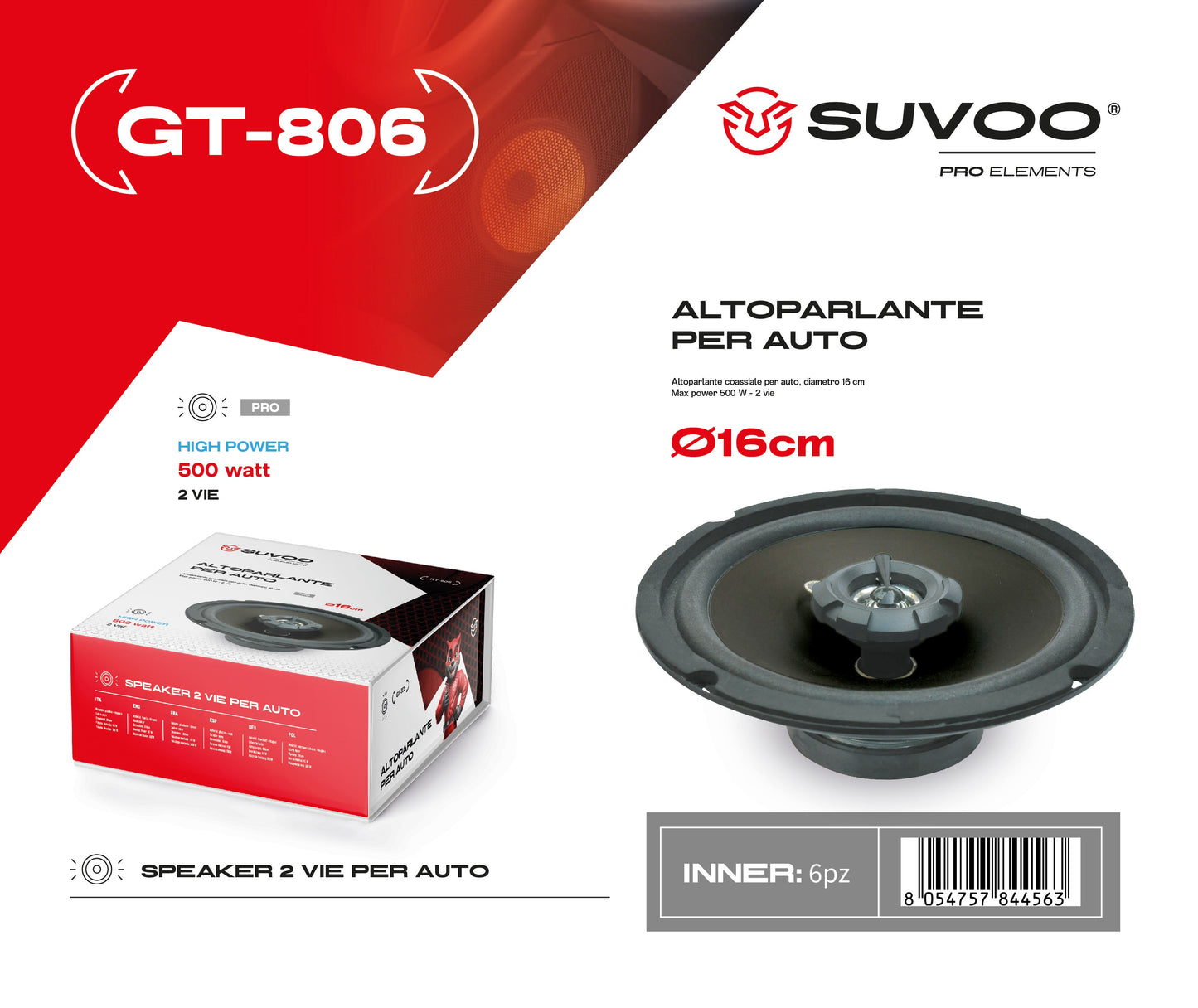 Altoparlante per Auto GT806