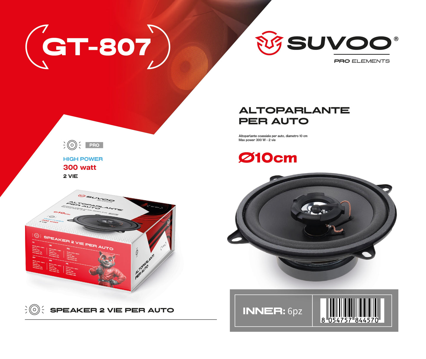 Altoparlante per Auto GT807