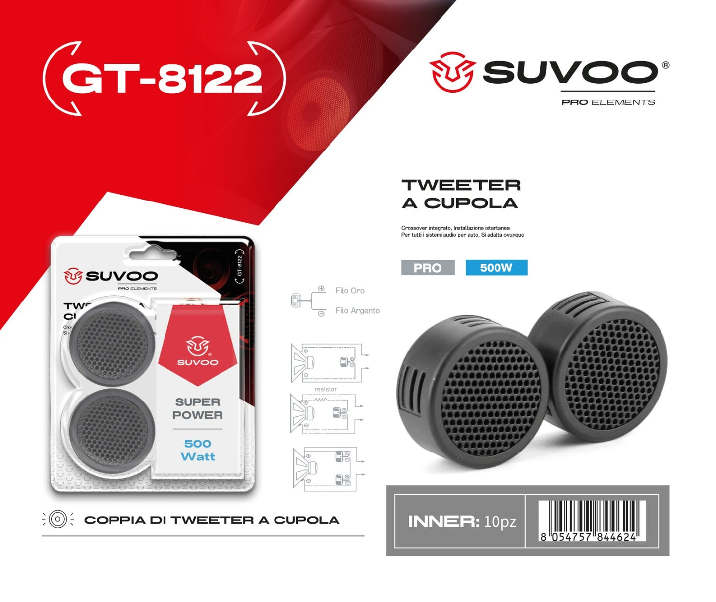 Tweeter a Cupola GT8122
