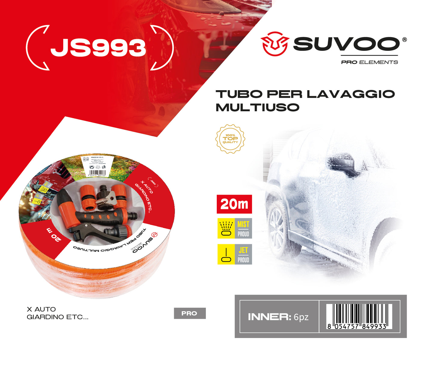 Tubo per Lavaggio da 20 m JS993