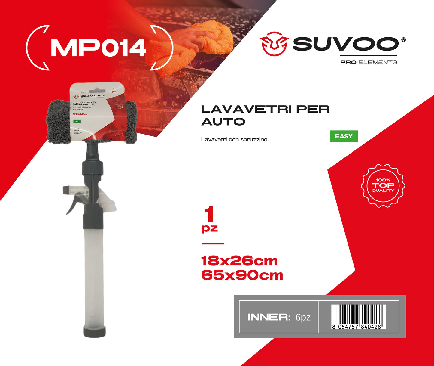 Tergivetro con spruzzino