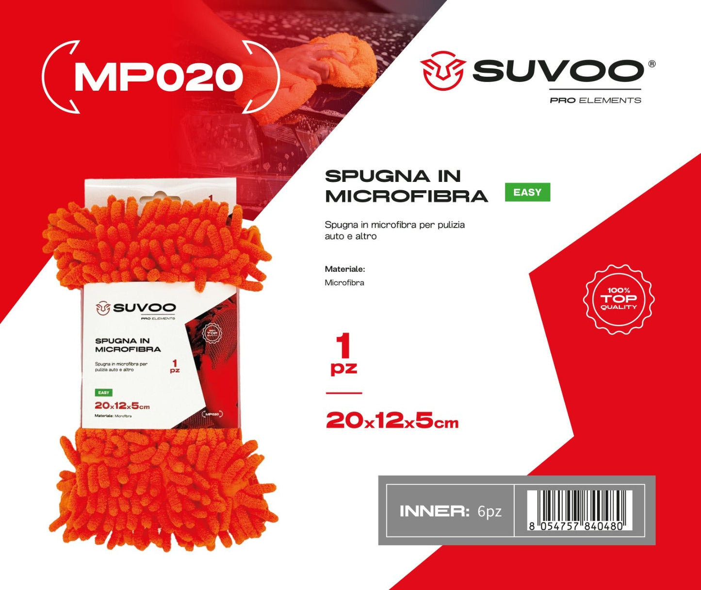 Spugna in microfibra