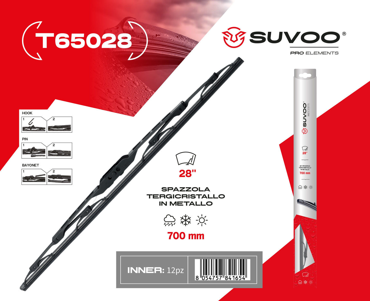 Spazzole Tergicristallo 28 pollici